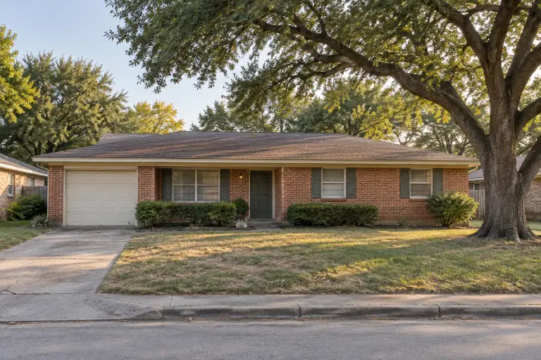 Texas-style brick home